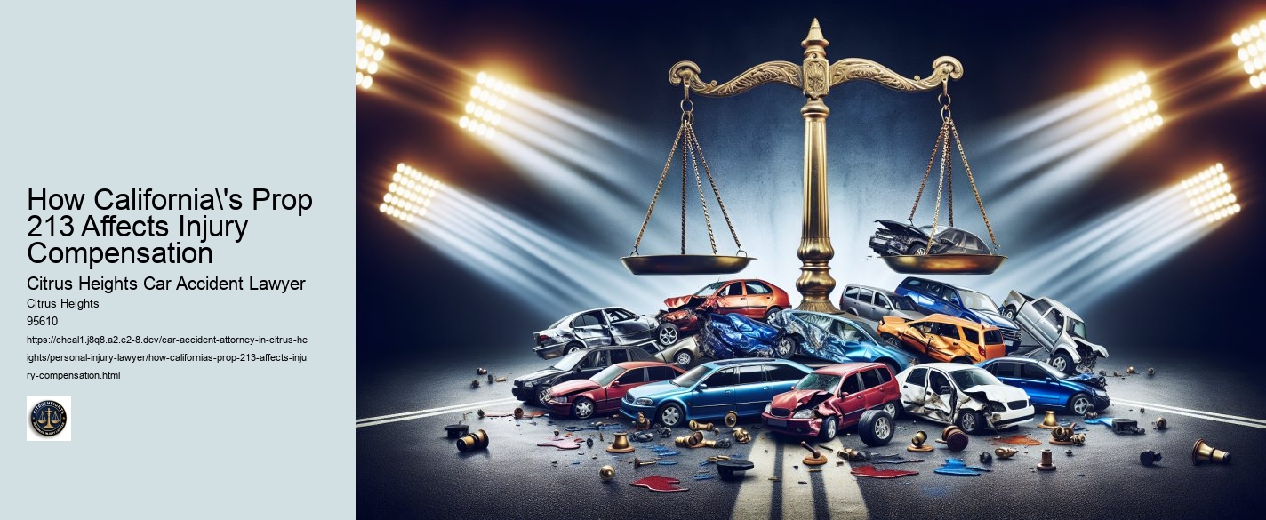 How California's Prop 213 Affects Injury Compensation