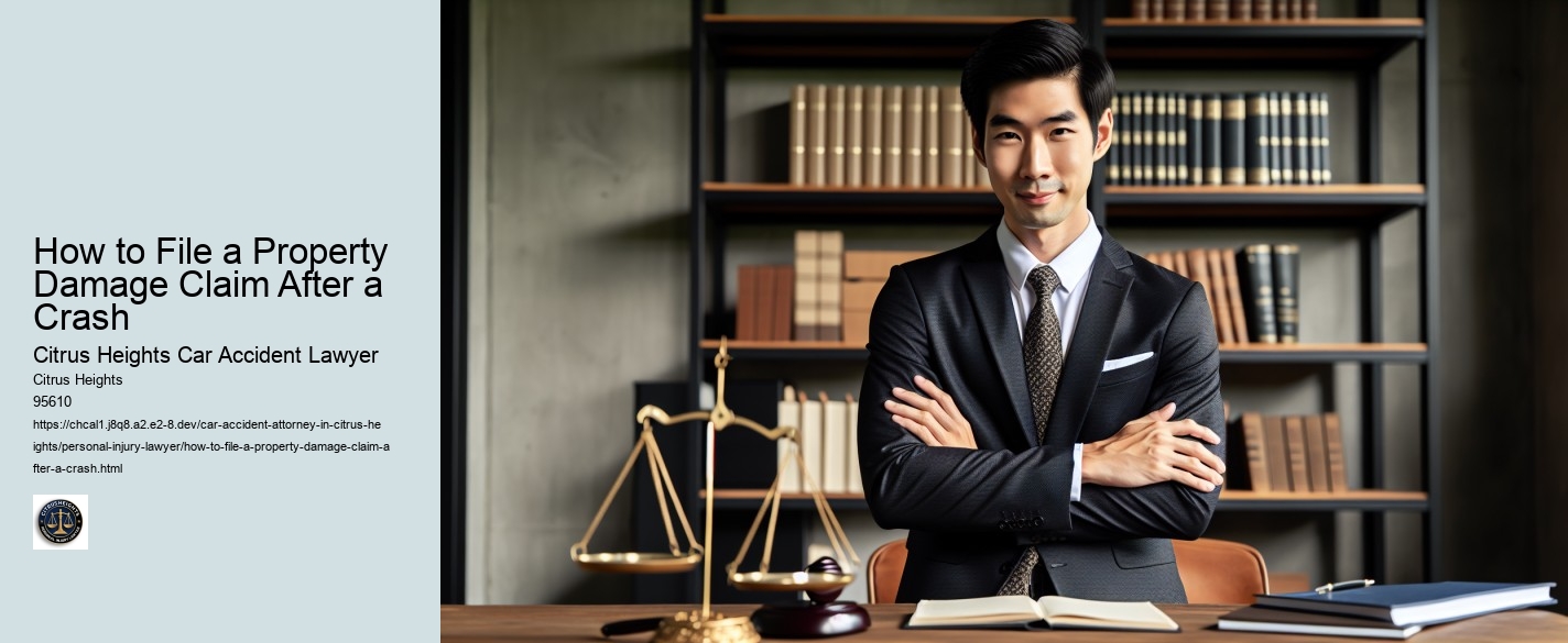 How to File a Property Damage Claim After a Crash