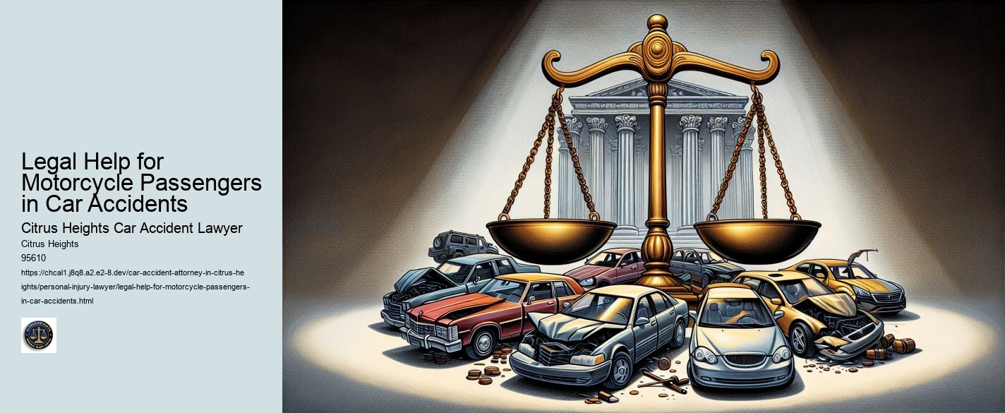 Legal Help for Motorcycle Passengers in Car Accidents